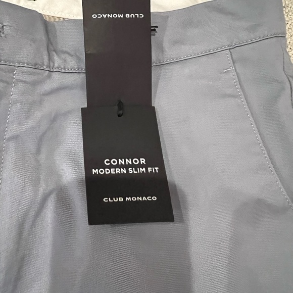 Club Monaco Connor Stretch Chino Light Gray 32/32 - Picture 3 of 3